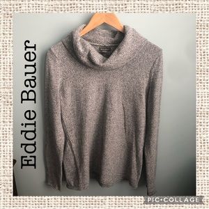 NWT Eddie Bauer Cowl Neck Sweater Size Medium Tall